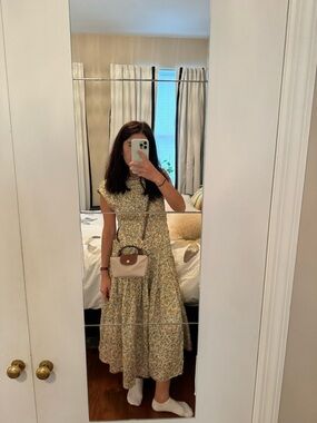 J. Crew Maude Dress In Floral Vines